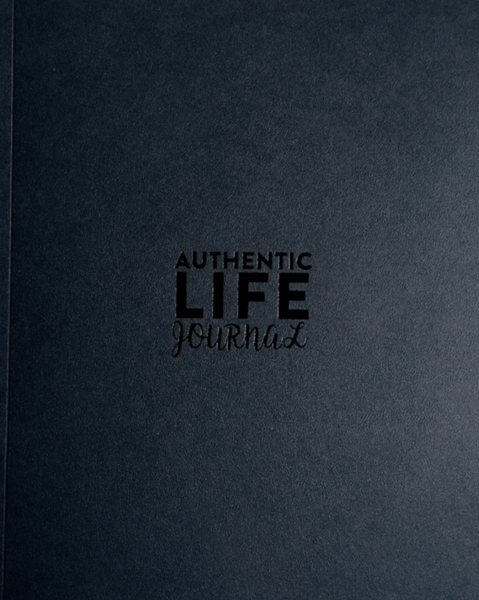 Authentic Life Journal, Black, Ivory or Blue (now also in Red Spanish version)
